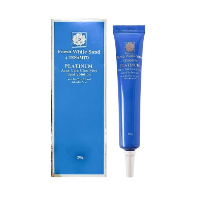 Kem thoa trên nốt mụn FRESH WHITE SAND BY TENAMYD PLATINUM ACNE CARE CLARIFYING SPOT SOLUTION