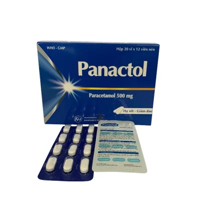 PANACTOL 500mg Viên nén – Giảm đau, hạ sốt hiệu quả