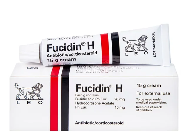 Kem Fucidin H LEO điều trị viêm da (15g)