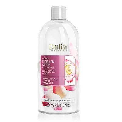 DELIA COSMETICS SOOTHING MICELLAR WATER – Nước tẩy trang DELIA Micellar làm dịu da (500ml)